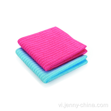 Vải làm sạch microfiber Striated